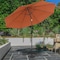 Pure Garden 10-Foot Patio Umbrella with Auto-Tilt and Base, Terracotta 50-LG1053B - alternate 1